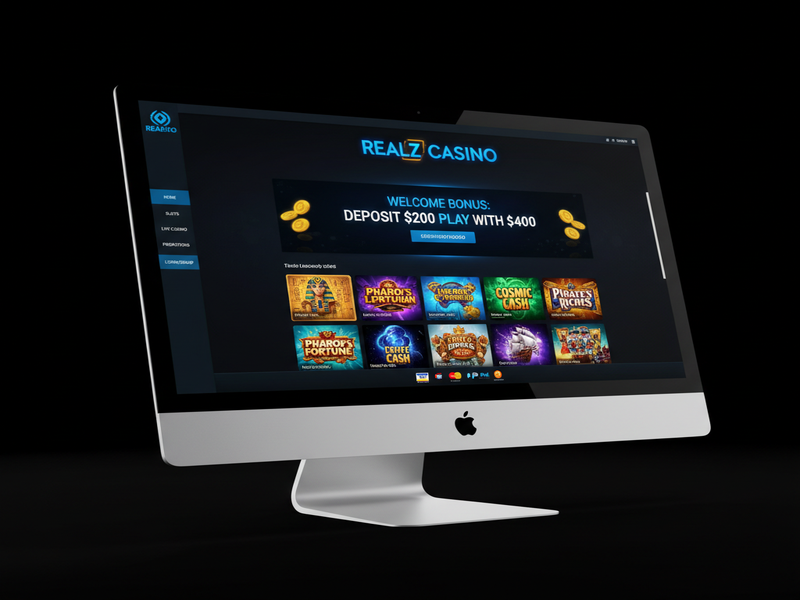 Realz Casino Casino on Computer