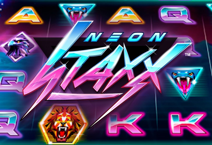 Neon Staxx - NetEnt slot at Realz Casino Casino