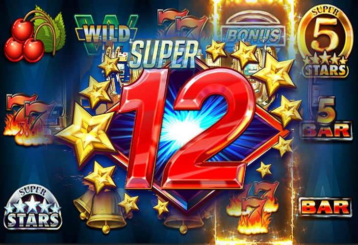 Super 12 Stars - Red Rake slot at Realz Casino Casino