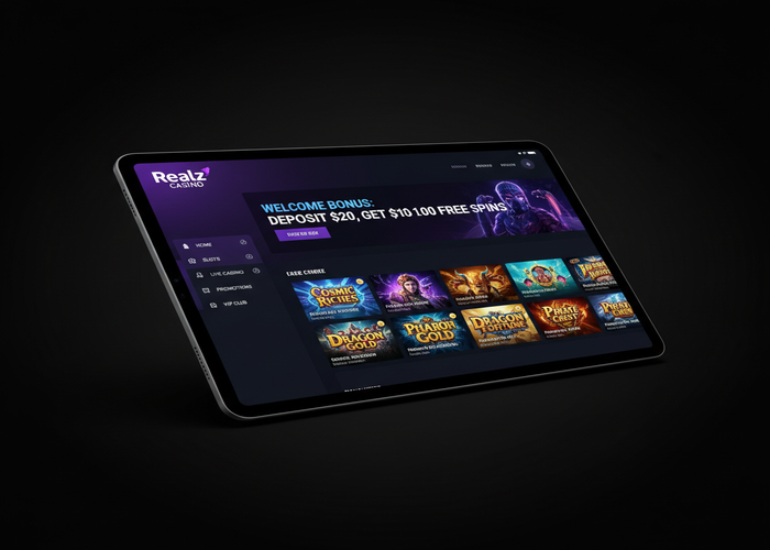 Realz Casino Casino in Tablet